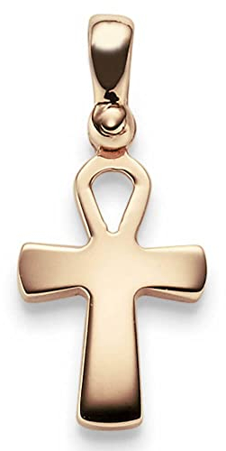 Anhänger ägyptisches Kreuz Ankh Leben & Wiedergeburt 585 Gold Rotgold 23x10mm