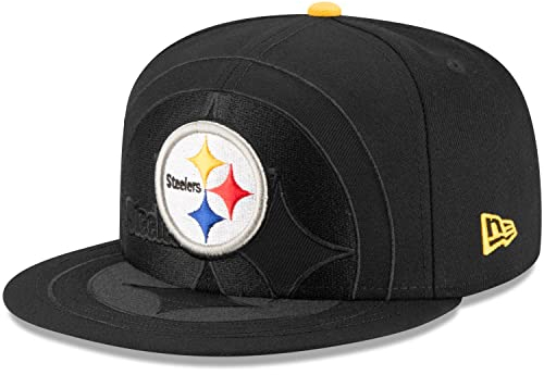 New Era 59Fifty Fitted Cap Spill Pittsburgh Steelers - 7 7/8
