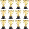 STOBOK 16Pcs des Trophées D Or des Trophées D Or en Plastique Mini- Trophées Vainqueur des Tournois Sportifs pour Les Enfants Les Récompenses Gagner des Prix des Concours