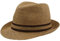 Strohhut für Herren, Damen, Fedora Borsalino, Trilby, Panama, Sommer, Strand, kurze Krempe, modisch, Unisex, LU03047, 57 cm