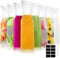 YOUEON 8 Pack 50 Oz Plastic Water Pitcher with Flip Top Lid, Clear Water Carafe, Juice Pitcher with Lid, Juice Carafe with Lid, Plastic Pitchers Bulk for Water, Juice, Iced Tea, Soda, Lemonade