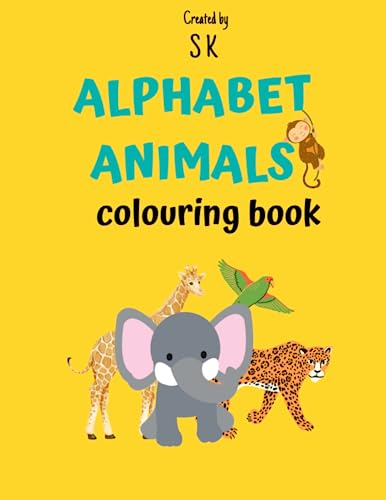 Animal Alphabet Colouring Book