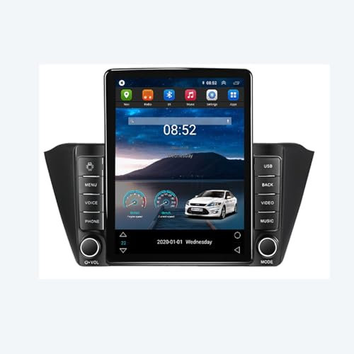 RUCERU Android 11 Autoradio 2 DIN per Skoda Fabia 2015 con Navigazione GPS/Carplay Android Auto/Radio FM RDS/SWC/BT 5.0 (Size : TS150 4-Core 2G+32G)