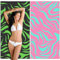 Lubibi 2 Toalla de Playa de Microfibra,Toalla de Baño Grande,160x80cm,Secado rápido,sin Arena, Ligera y Portátil,para Piscina,Gimnasio y Deportes,Viaje,Playa de Arena,Adultas y niños(Ondas de Agua)