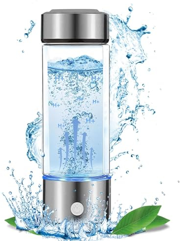 HOIDOKLY Wasserstoff Wasserflasche, tragbare Wasserstoff Wasser Ionisator Maschine