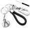Ange Gardien Porte-Clés en Corde avec mousqueton et D Boucle Peut être Utilisé Comme Porte Bonheur Porte Clef Voiture Cadeau Spécial Convient aux Homme et Femme (vec Petit Tournevis)