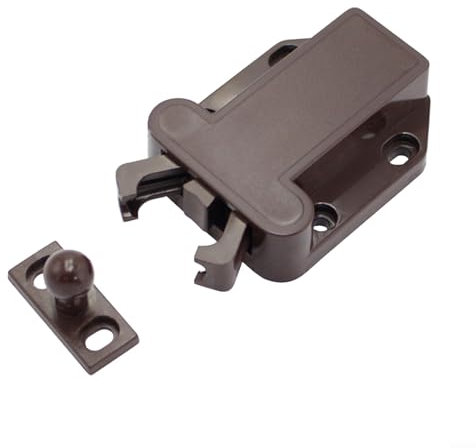 Affidabile e pratica, serratura magnetica auto-rimbalzante, adatta per armadi e cassettiere, marrone