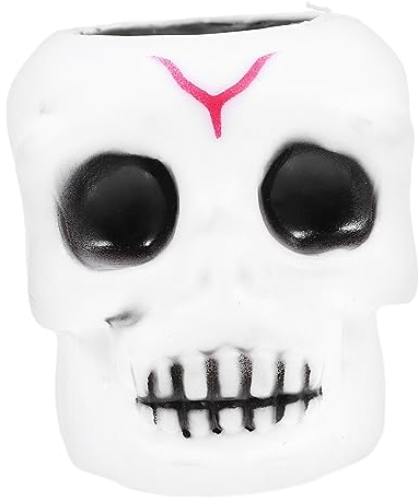 Alasum Öffne Den Schädel-Fledermaus-Becher Spielzeug Halloween-Party-Requisiten Weiß