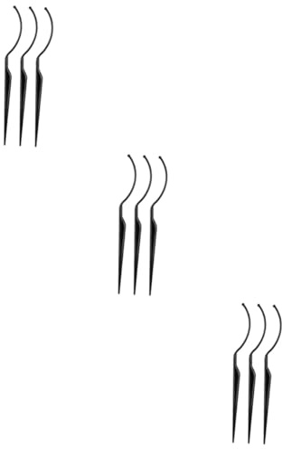 WOONEKY 9stücke Grafting Eyelash Tool Schwarz Hilfreiches Zubehör Für Falsche Wimpern Verstellbarer Wimpernhalter Für Salon Und Zuhause Zum Ausprobieren Von Wimpernverlängerungen