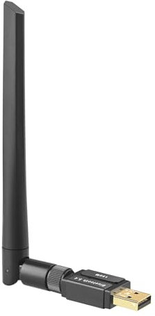 Bluetooth USB 5.4 Adapter, Pixelure Bluetooth Adapter Dongle 5.4, Langstrecken Netzwerkadapter Stick für PC, Laptop, Desktop, Lautsprecher, Tastatur, Maus, Windows 10/11/8.1 (Plug and Play)