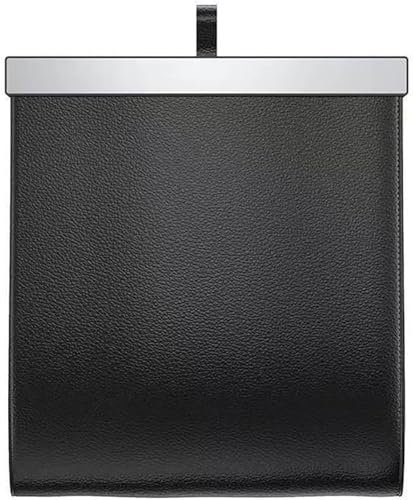 ZXBL Auto Mülleimer, Für Skoda Karoq/2017-2024 Faltbare, wasserdichte Haken-Aufbewahrungstasche mit großem Fassungsvermögen,A