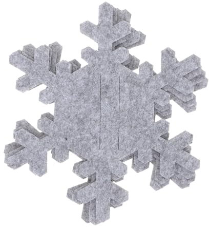 OFFSCH 8 Piezas Juego De Cubiertos De De Nieve Bolsa De Cubiertos De Vacaciones Cubierta De Tenedor De Cuchillo De Navidad Porta Cubiertos De Navidad Vajilla Tela No Tejida Grey