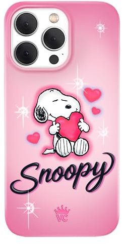 VELVET CAVIAR x Snoopy Phone Case for iPhone 15 Pro Max - Compatible with MagSafe - 10ft Drop Tested - Pink, Snoopy Be Mine