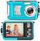 Unterwasserkamera wasserdichte Kamera mit 32GB Karte Unterwasserkamera 30MP 1080P wasserdichte Digitalkamera zum Schnorcheln 16X digitaler Zoom