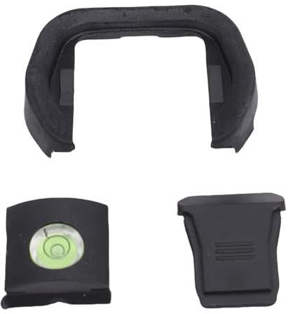 XUMIUZIY Kamera Eyecup Hot Shoe Cap Level Kit für R5 R6 Camer, Eye Cup Sucher Heißschuhabdeckung Bubble Spirit Level, Staub und Kratzerds, Kompaktes und Bequemes Design