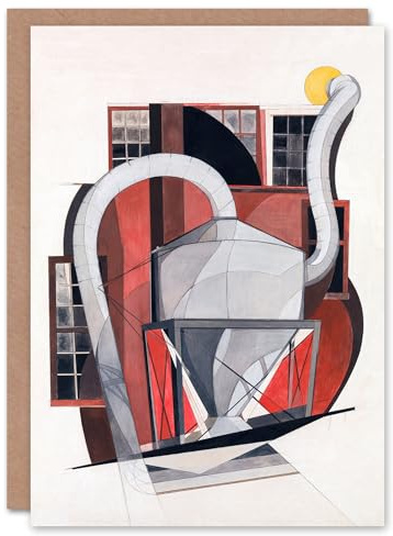 Artery8 Charles Demuth Art Card Industrial Machinery Cubist Painting
