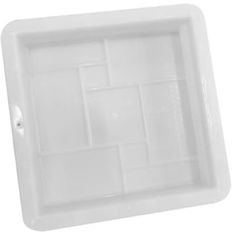 Fenteer Moule Carré En Brique de Béton Réutilisable pour Allée, Patio, Trottoir