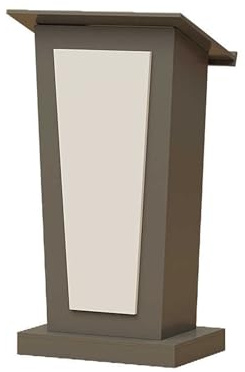 Robustes Rednerpult-Podium, Lehrerlautsprecher Aus Holz Mit Ablagefach, Vielseitiger Podium-Laptop-Schreibtischständer, 150 Kg Tragfähigkeit for Kirchen, Seminare, Schulen