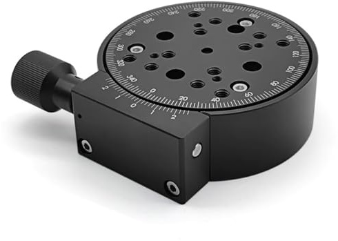 Manuelle Drehstufe mit Präzisions-Indexierplatte, 360° Schiebe-Drehteller, 15 kg Tragfähigkeit für Produktionsmaschinen