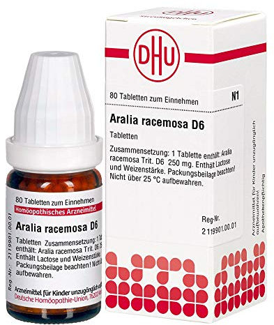 ARALIA RACEMOSA D 6 Tabletten 80 St