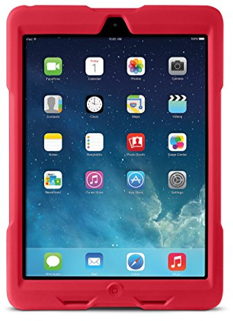 Kensington K97075WW Blackbelt Rugged Case für Apple iPad Air rot