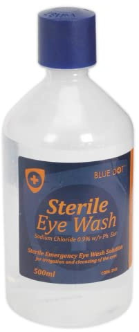 Sealey EWS50 Eye/Wound Wash Solution 500ml
