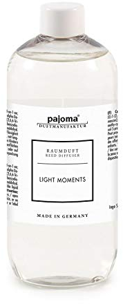 pajoma® Raumduft Nachfüllflasche 500 ml, Light Moments | Nachfüller für Lufterfrischer | intensiver und hochwertiger Duft in Premium Qualität