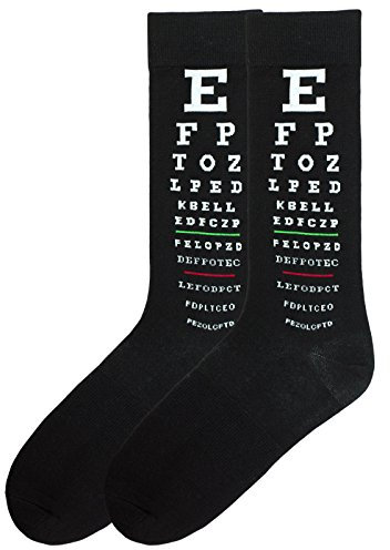 -Originales calcetines de profesiones K. Bell para hombre - negro -