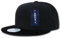 Decky Herren Samt Flat Visor Snapbacks, BLK, Schwarz, Einheitsgröße
