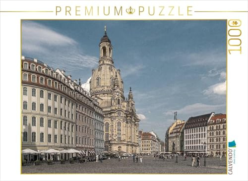 Puzzle · Neumarkt, Blick zur Frauenkirche | Dresden · 1000 Teile · Lege-Größe 64 × 48 cm · CALVENDO Puzzle