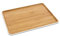 Pebbly - Plateau de Service Blanc en Bambou naturel Blanc - 40x30 cm - Matériau Naturel et Résistant