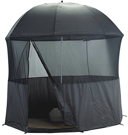 Behr Angeln Red Carp Schirmzelt mit Fliegenschutz, 2,50 m, 60517