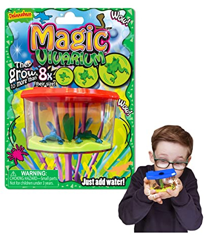 Magic Aquarium - Gruselige Kreaturen von Deluxebase. Lassen Sie Ihre eigenen Pinguine in diesem Spielzeug Fisch Tank-Kit für Kinder wachsen.