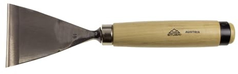 STUBAI Schweizer Messer Form A 60 mm | verstärkte Ausführung | für Vorstich-, Kerb- & Reliefschnitzarbeiten | ergonomischer Holzheftgriff | Profiqualität Made in Austria