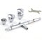 Fengda Airbrush pistole FE-183 mit 0.50 mm Schwerkraft Dual Action Airbrush Set Satz Airbrushpistole für Makeup Malerei Nagel Kunst Tätowierung mit Nadel, Kunststoff Tropfer Schraubenschlüssel