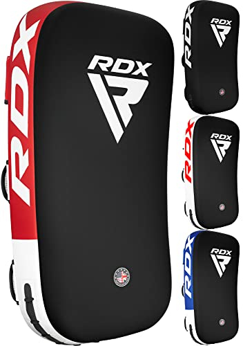 RDX Bouclier de Frappe Pao Boxe Thai Pads, Incurvé Bouclier MMA Coups de Pied Pattes d'ours, Entraînement De Frappe Kickboxing Arts Martiaux Karate Taekwondo Punching Cible (1 PCS Vendu comme Unique)