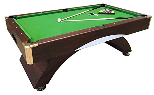 Billardtisch 7 ft Modell Annibale Billard Billard-Spiel Messung 188 x 94 cm neue grün