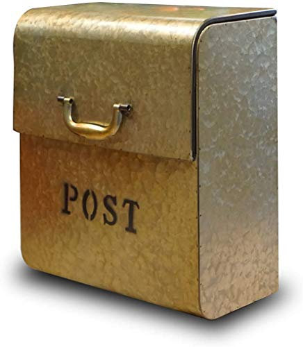 Nach fz-m1002 CJ Metall Briefkasten, Golden Metallic