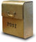 Nach fz-m1002 CJ Metall Briefkasten, Golden Metallic