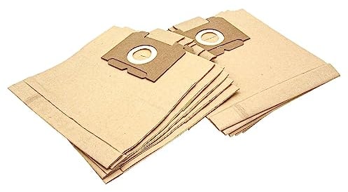 vhbw 10x bolsas de papel aspiradoras, bolsas de filtro, tamaño 28 compatible con AEG Electrolux Vampyr series 100 200 500 1000 2000 3000 4000 5000 6000
