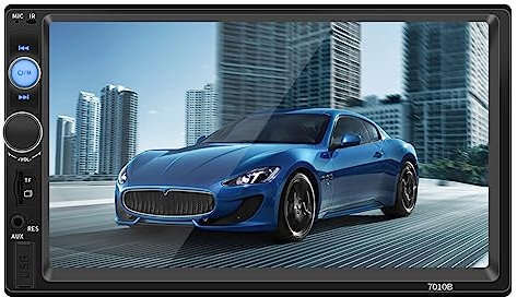 Wallfire 2 DIN Car Multimedia Player 7010B Audio Estéreo Radio 7 HD MP5 Pantalla táctil Pantalla Digital Bluetooth USB FM Autoradio