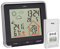 TFA Dostmann stazione meteo con sensore esterno, digitale Life, 35.1153.01, radiocontrollata, temperatura interna e esterna, retroilluminazione, nero