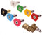 7Pcs Quick Release Pressure Washer Spray Nozzles with Quick Connecting Pivoting Coupler, 5000 PSI 1/4”Plug, 90 Degree Rotation, Cleaning Hard to Reach Areas