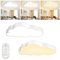 LZQ LED 48W Deckenlampe Kinderzimmer Dimmbar Wolken Deckenleuchte Wohnzimmerleuchten Schlafzimmer Lampe mit Fernbedienung
