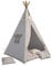 Tipi Zelt für Kinder - Spielzelt mit Weichen Kissen | Langlebiges Indianerzelt für Kinder | Tippi Kinderzelt Indoor für das Kinderzimmer