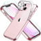 ivoler Hülle Kompatibel für iPhone 13 Mini 5.4 Zoll, Handyhülle mit 3 Stück Panzer Schutz Glas, Dünne Weiche TPU Silikon Transparent Stoßfest Schutzhülle Durchsichtige Kratzfest Case