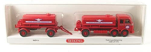 Wiking 042904 Mercedes LP 333 Tankwagenhängerzug 1958 Esso Aviation Products Spur H0 1:87