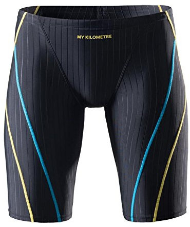 MY KILOMETRE Maillot de Bain Homme Jammer Cuissard de Natation Entraînement Longue Distance - Solide, Résistant et Confortable pour Nage Endurance