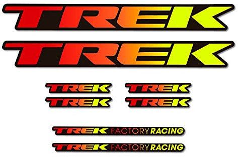 Adesivi compatibili con telaio bici Trek Factory Racing gradiente