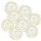 Amscan 9915621-66 Botanical Cel Cross 23Cm Plate- 8 Pack